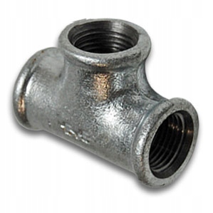 

Trójnik nakrętny 3/4x1/2" Ocynk