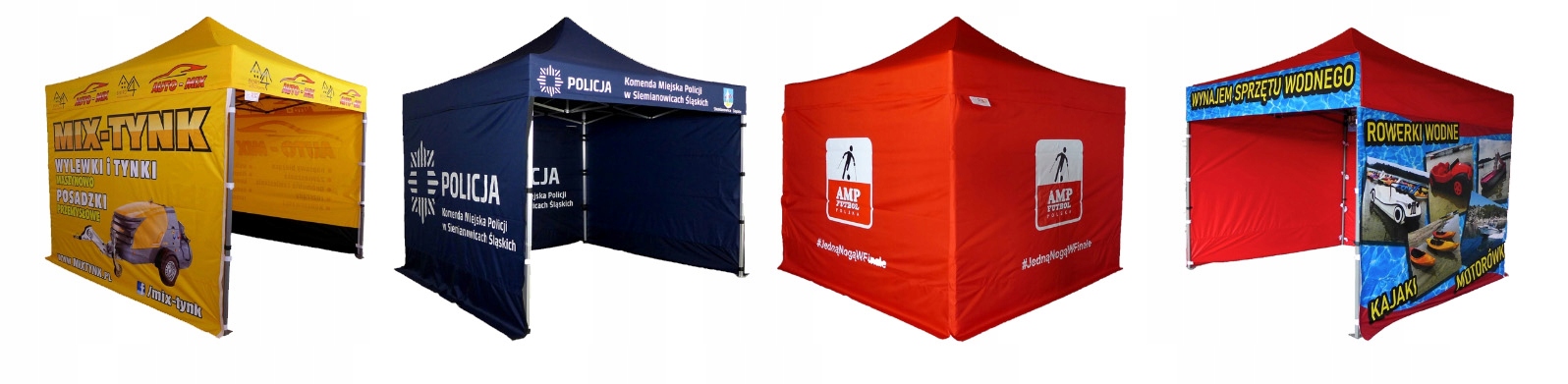 Namiot ekspresowy handlowy H45 3x3 34kg Wysokość 3 m