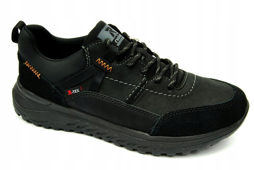 Rieker U0100 pánské polobotky Kůže černé Tex r 41