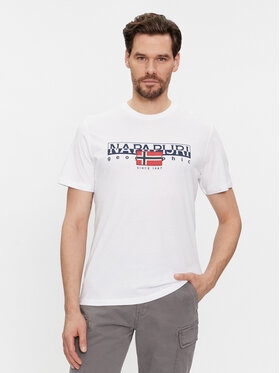 Napapijri Pánské tričko bílé NP0A4HTO