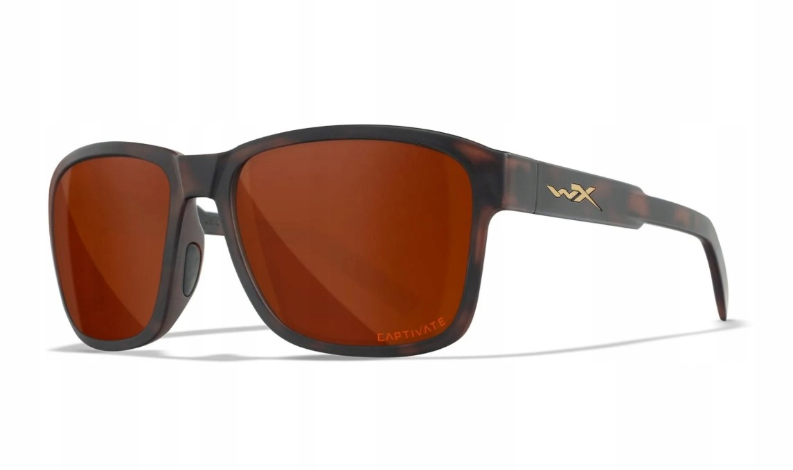WileyX Okulary Trek Captivate Polarized Copper Matta Havanna Brown Frame