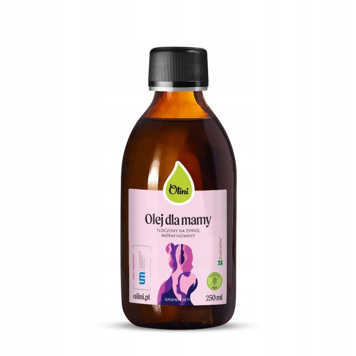 Olej dla mamy Olini 250 ml z kwasem foliowym