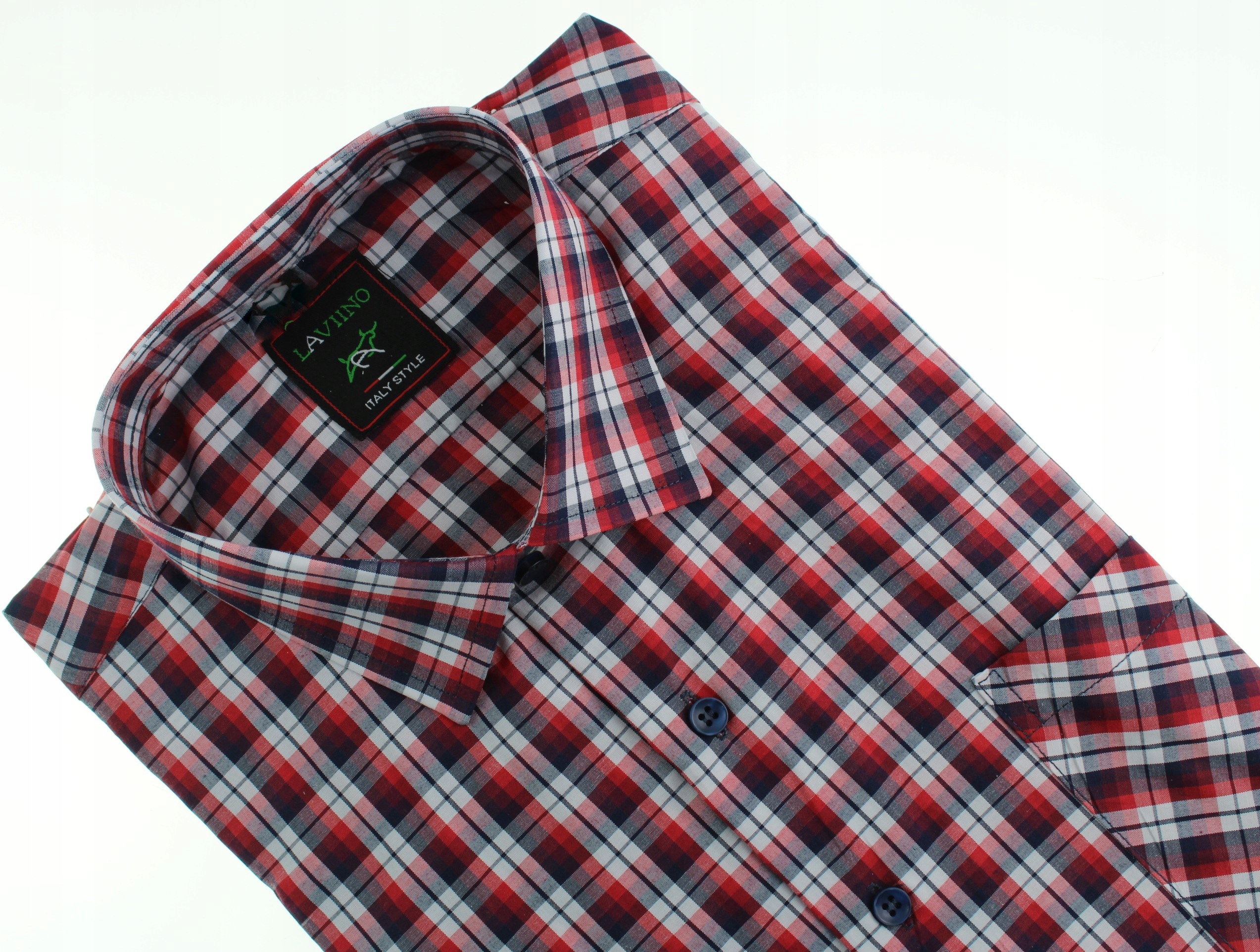 KOSZULA MĘSKA ELEGANCKA W KRATĘ S K119 Kolor wielokolorowy