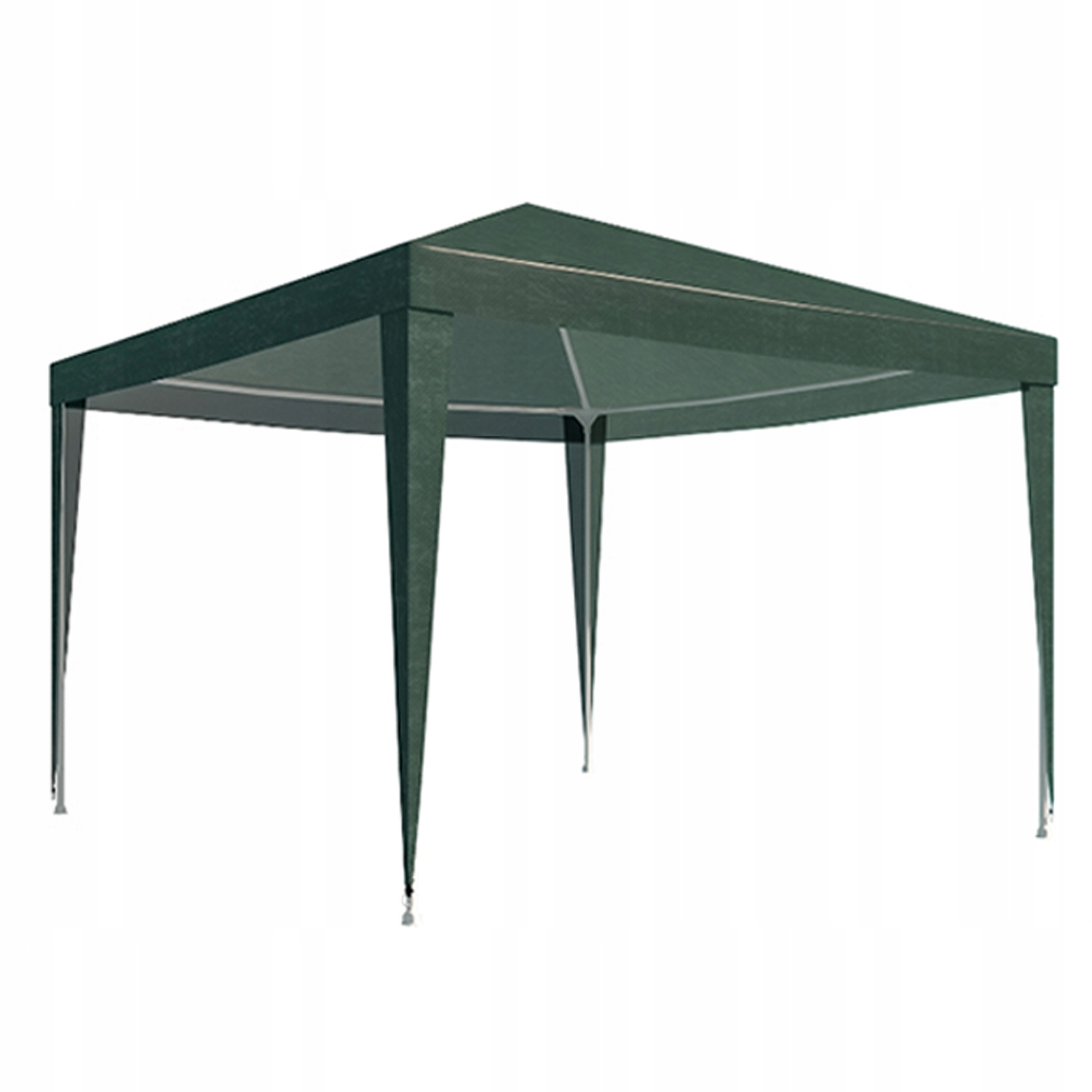 Obložení zahradního stanu obchodního pavilonu zesíleno hustou vazbou 3x3 m