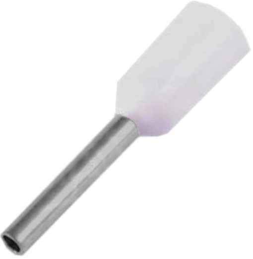 Tulejka Izolowana Końcówka 0,5mm2x8- KR005008 Wh Zestaw 100 Sztuk