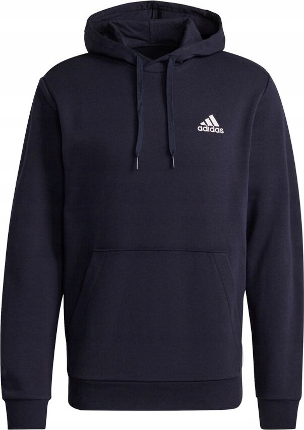 BLUZA MĘSKA ADIDAS ESSENTIALS FLEECE HOODIE GRANATOWA H12216 r 2XL