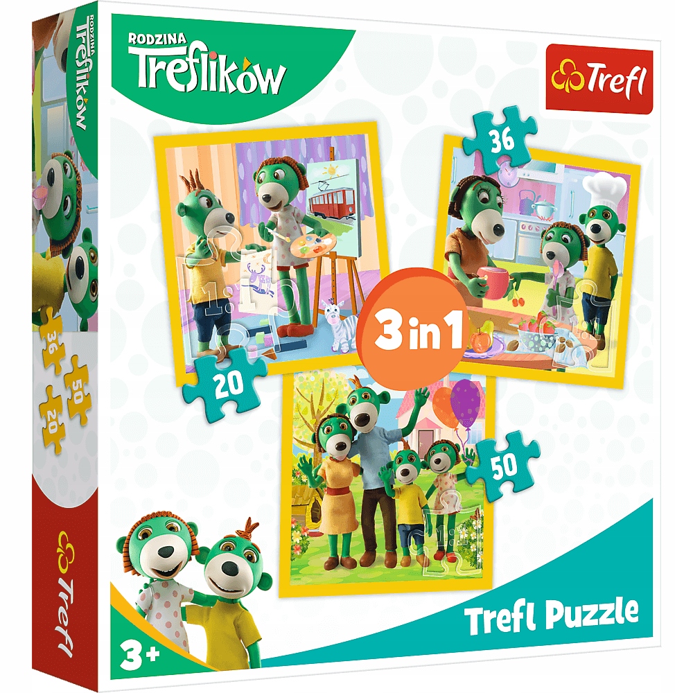 

Puzzle 3w1 Razem Jest Wesoło Trefl 34850
