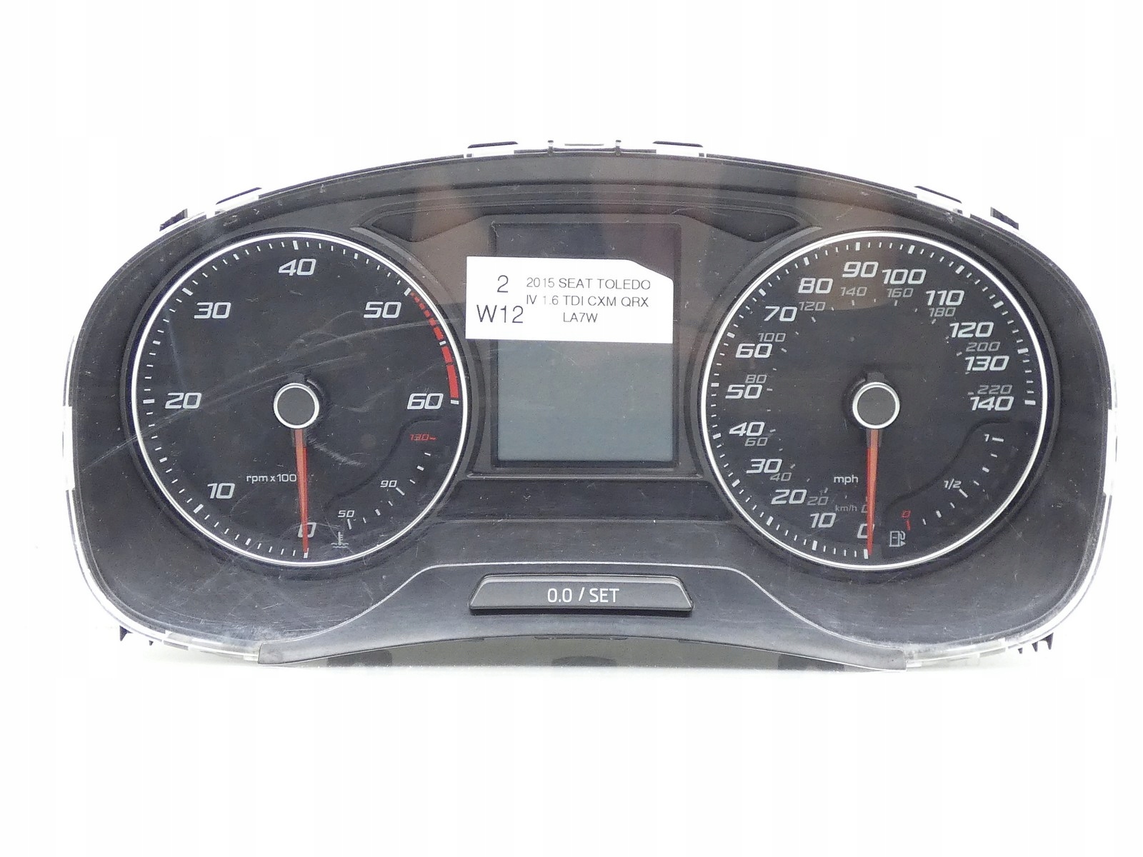 dials dials display SEAT TOLEDO IV 4 1.6 TDI CXM 6JA920941G