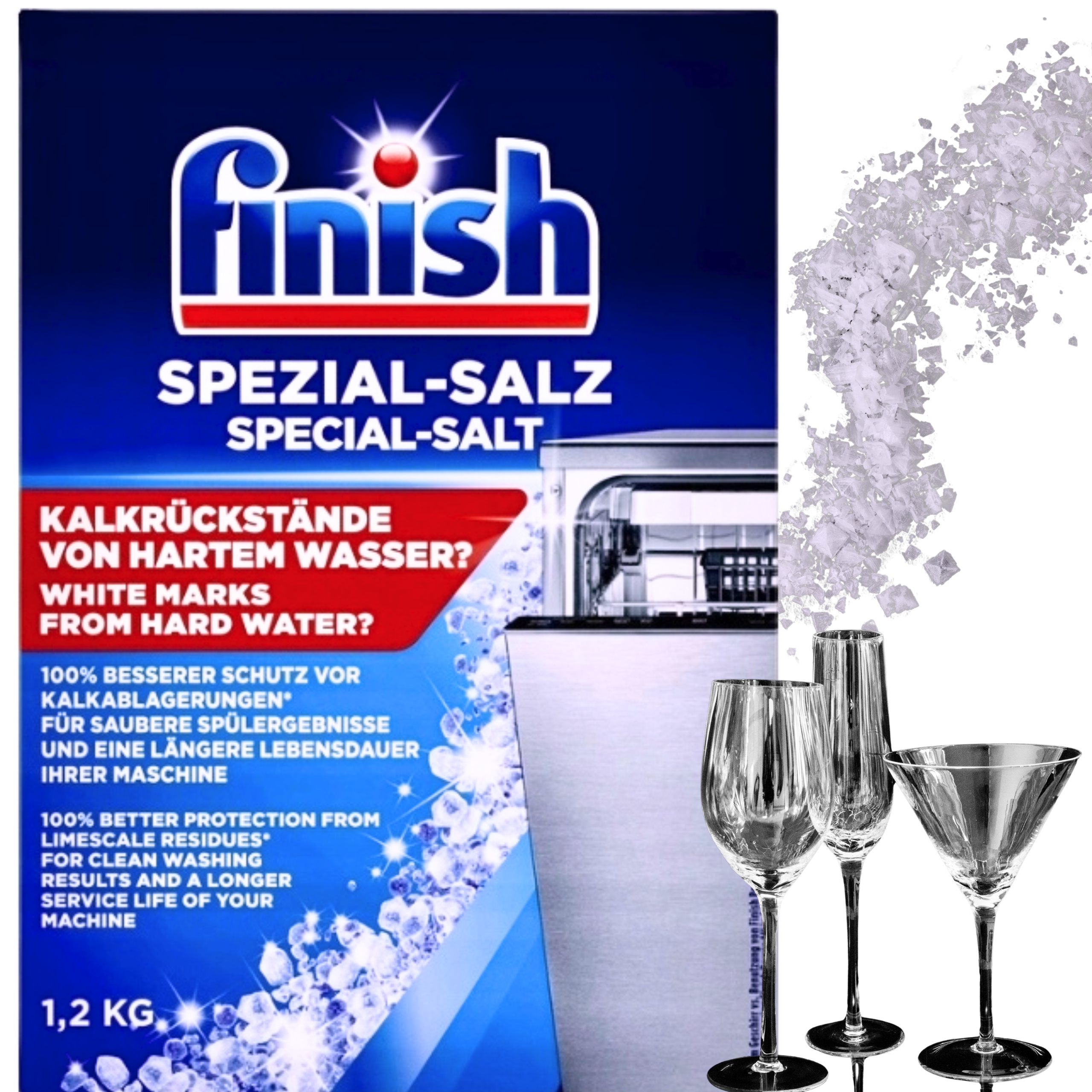 Finish Sól do Zmywarki 1,2 kg DE — 5