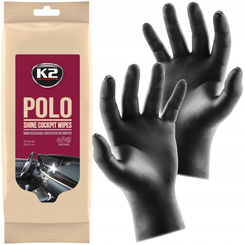 K2 Polo Protectant Chusteczki Do Deski Wnętrza Re