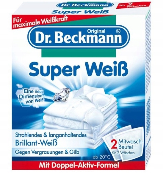 

Dr Beckmann Saszetki wybielające do prania 2x40g