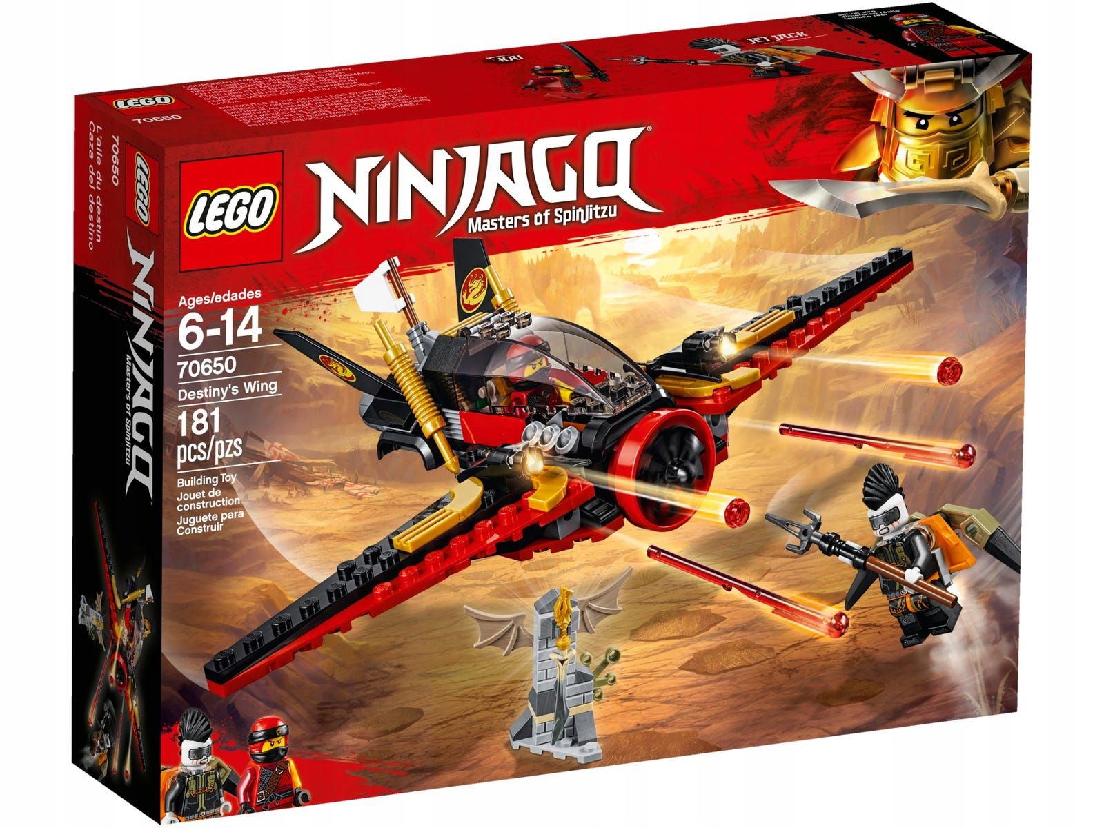 Lego Ninjago 70650 Křídlo osudu Nové