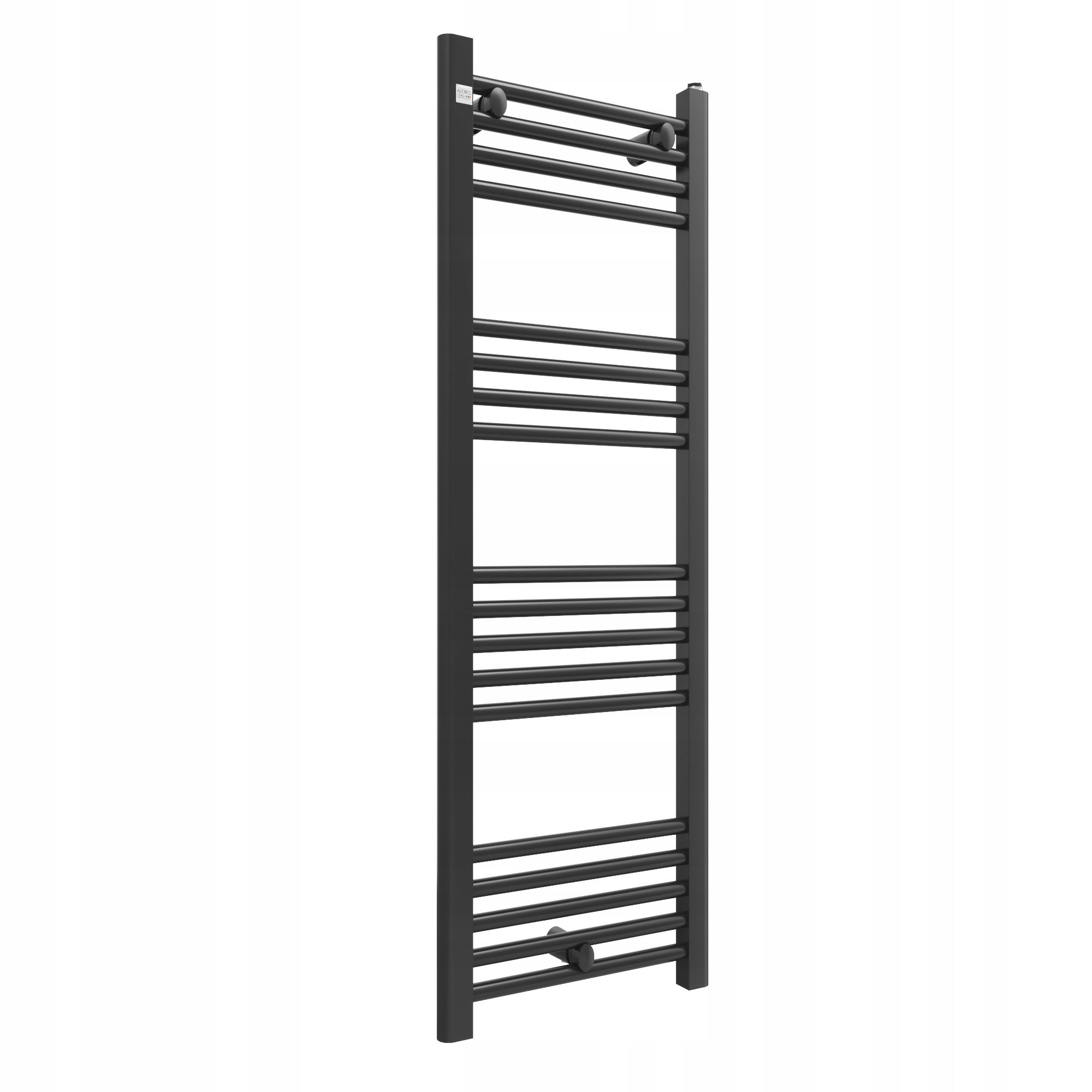 Kúpeľňový Ohrievač Čierny 120/40 cm Radiátor Moderný Puerto