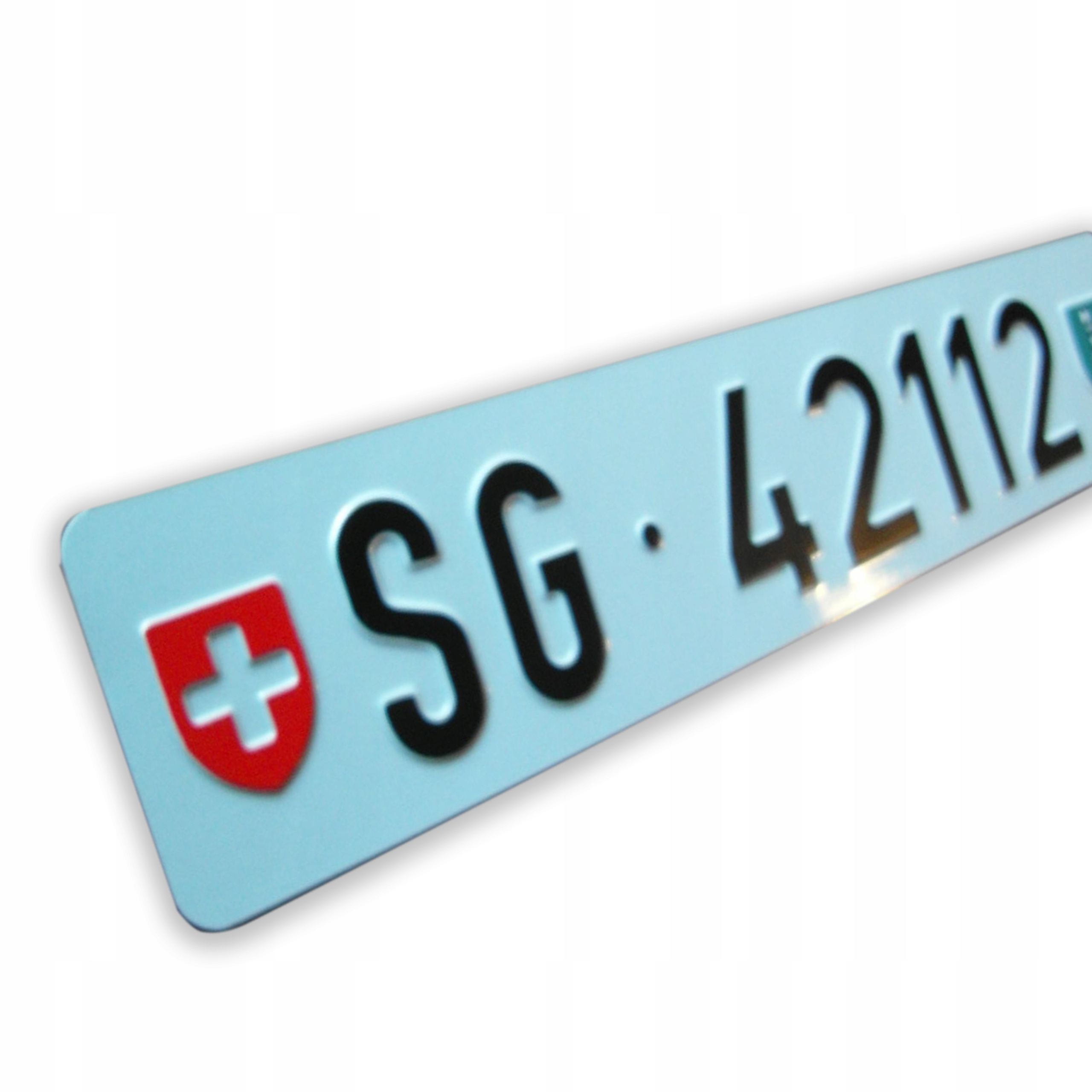 Tablice rejestracyjne Szwajcarskie + Naklejki