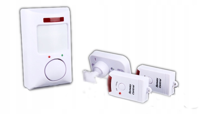 Alarm bezprzewodowy na baterie garaż piwnica dom