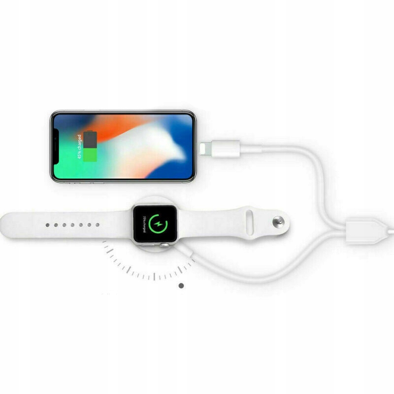 ŁADOWARKA KABEL do APPLE WATCH i IPHONE IPAD 2W1 Marka Inna
