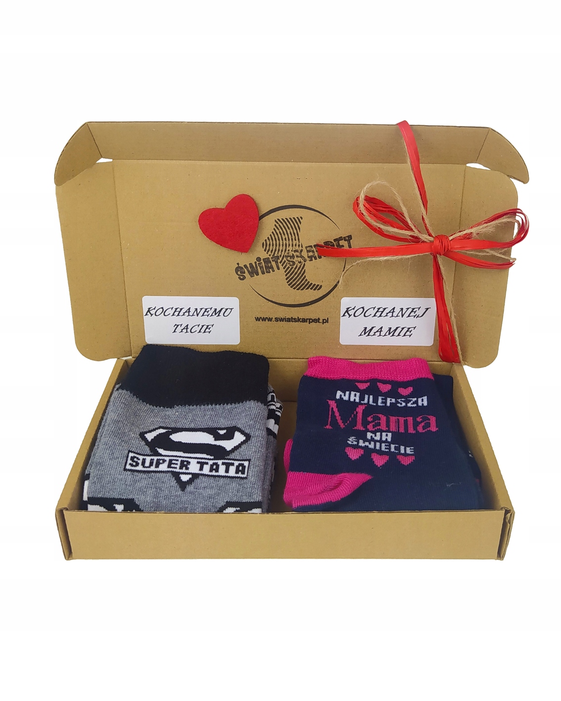 

Zestaw skarpet na prezent Dzień Ojca Dzień Matki