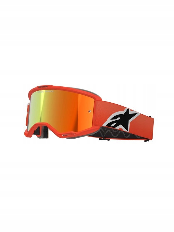 Ochranné Okuliare Alpinestars Vision 5 Corp Orange Mirror Červený Kríž