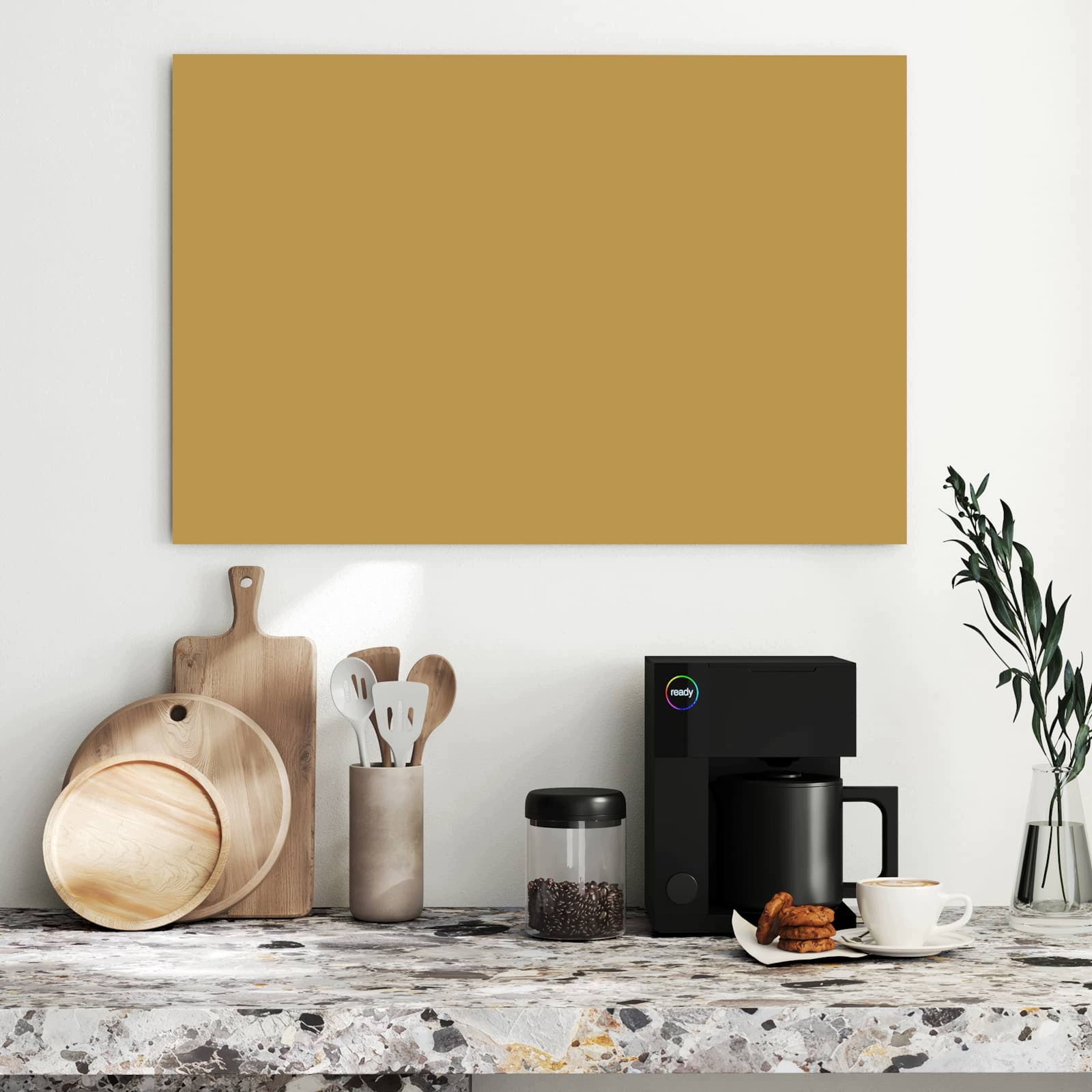 Magnetická tabule Khaki Pozadí 90 × 60 cm