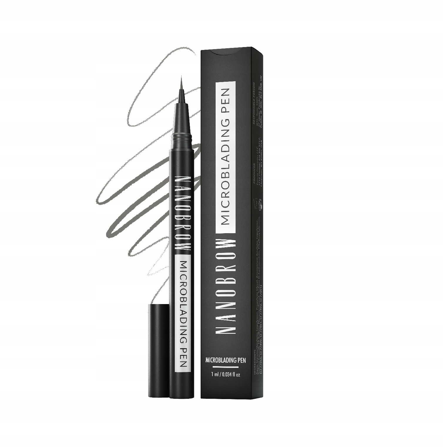 Přesné pero na obočí Nanobrow Dark Blonde 1 ml pro efekt jako po microblad