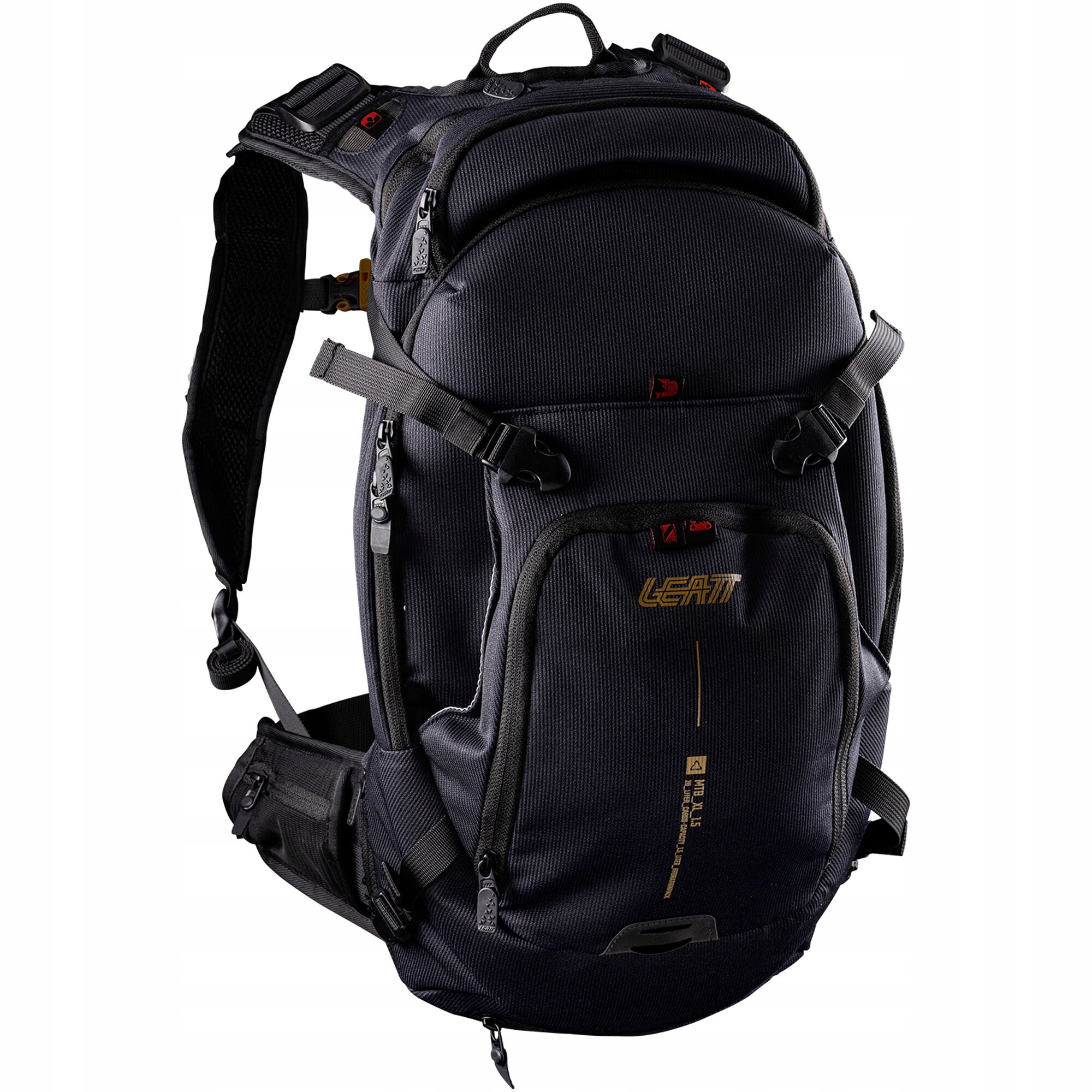 Batoh na kolo Leatt Hydration Mtb XL 20L Hydrovak 1,5L Ghost Black
