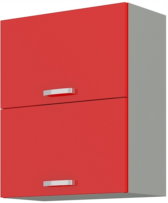 

Szafka kuchenna wisząca 60cm. Czerwony połysk Mdf
