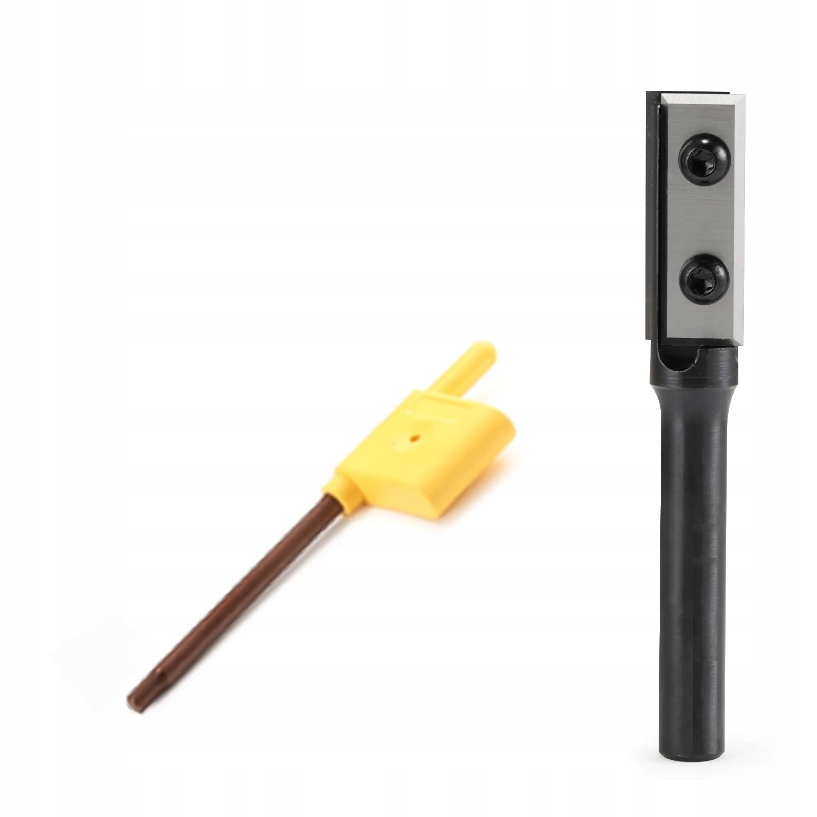 Přímá fréza pro desky šablony D19 mm L60 mm s úchytem 12,7 pro vyměnitelné desky