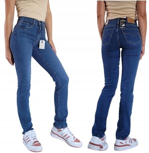 Džíny rovného střihu Levi's 724 High-Rise Slim Straight W27 L28 27x28 Premium