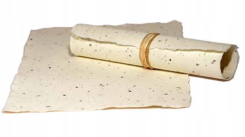 PAPIER CZERPANY A-4 MIĘTA LEN Rodzaj ozdobny