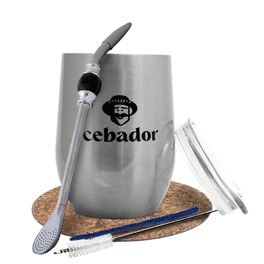 Zestaw Na Start Yerba Mate tykwa TermoLid Cebador bombilla ok. 350ml