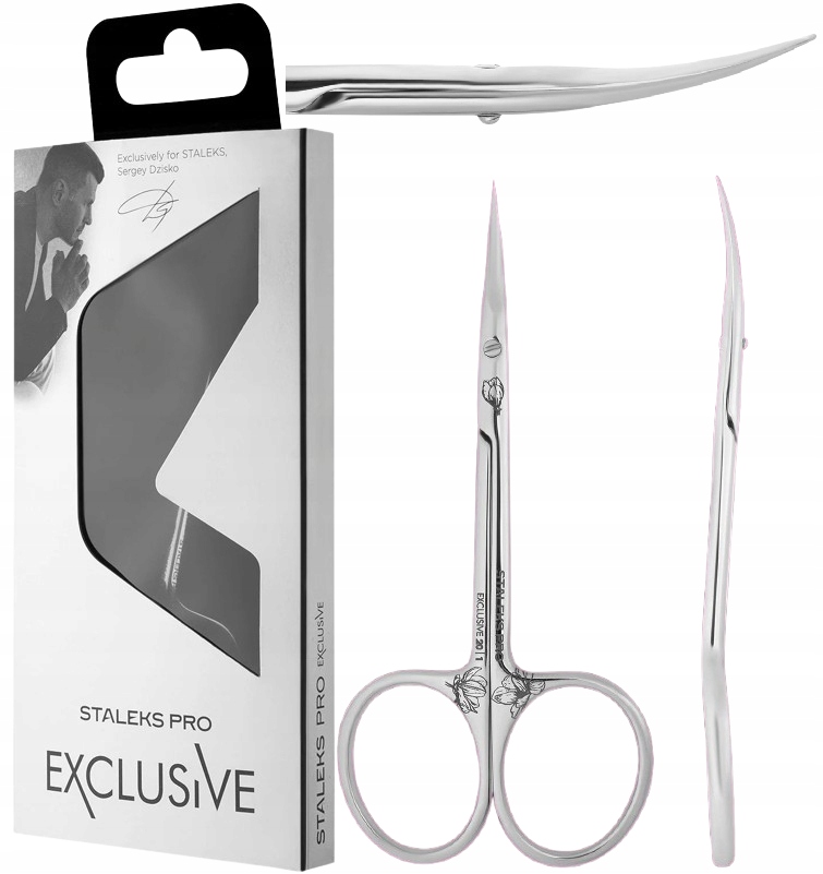 Profesionální nůžky na kůži Exclusive 20 Type 1 Magnolie Staleks