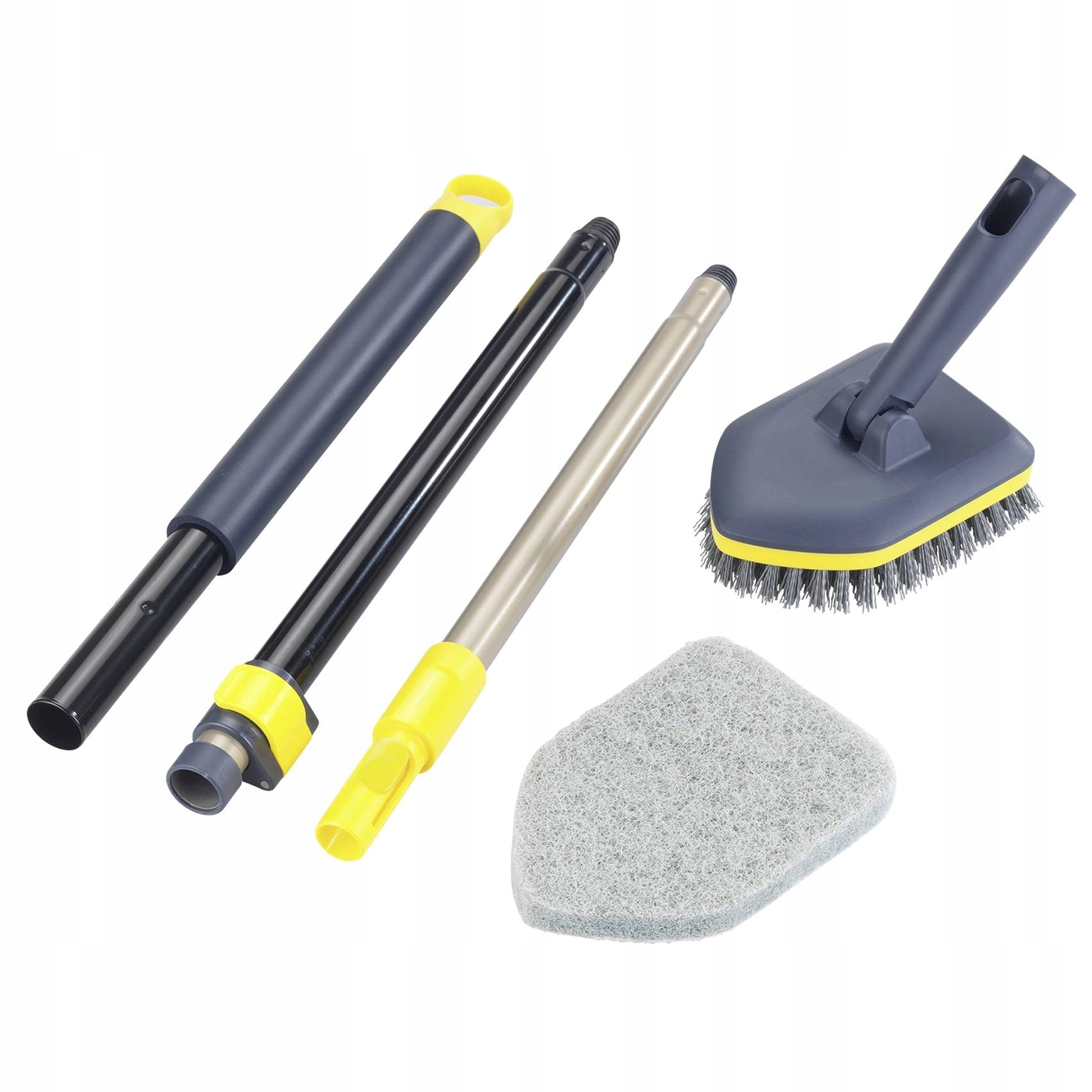 Levně Mop Teleskopický Kartáč 147 cm mop 2v1