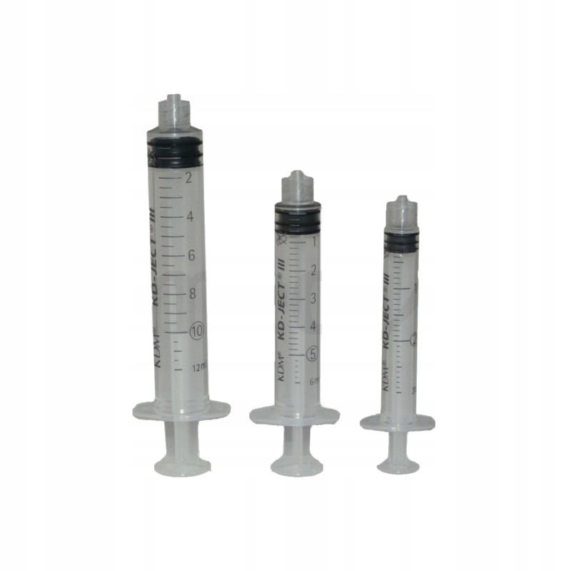 Strzykawka j.uż. KD-JECT III, Luer Lock 20 ml, 100 szt