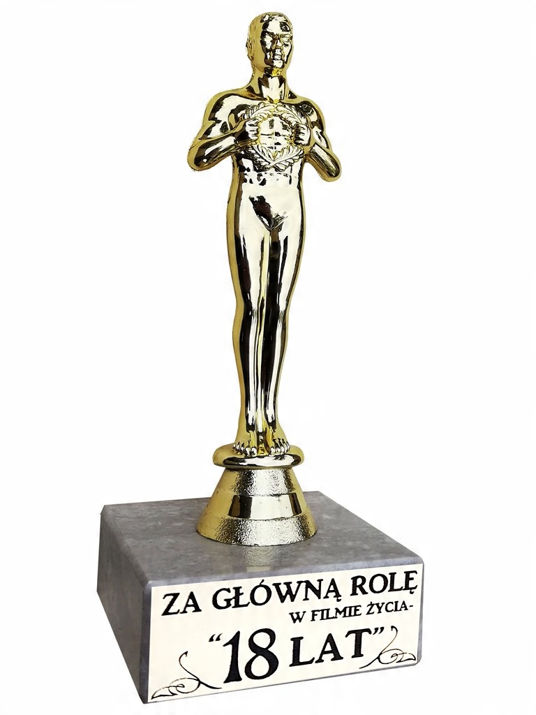 

Statuetka Na 18 30 40 50 60 70 80 Urodziny Osk
