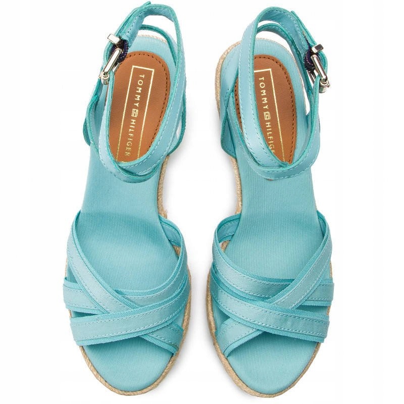 Espadryle TOMMY HILFIGER FW0FW04055 Turkusowy Kod producenta FW0FW04055