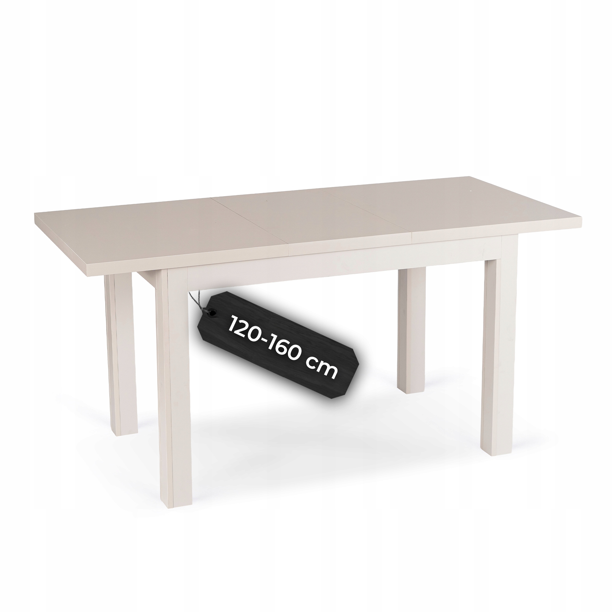 Rozkládací obdélníkový kuchyňský stůl do jídelny Kašmírový obývací pokoj Skubi 120/160