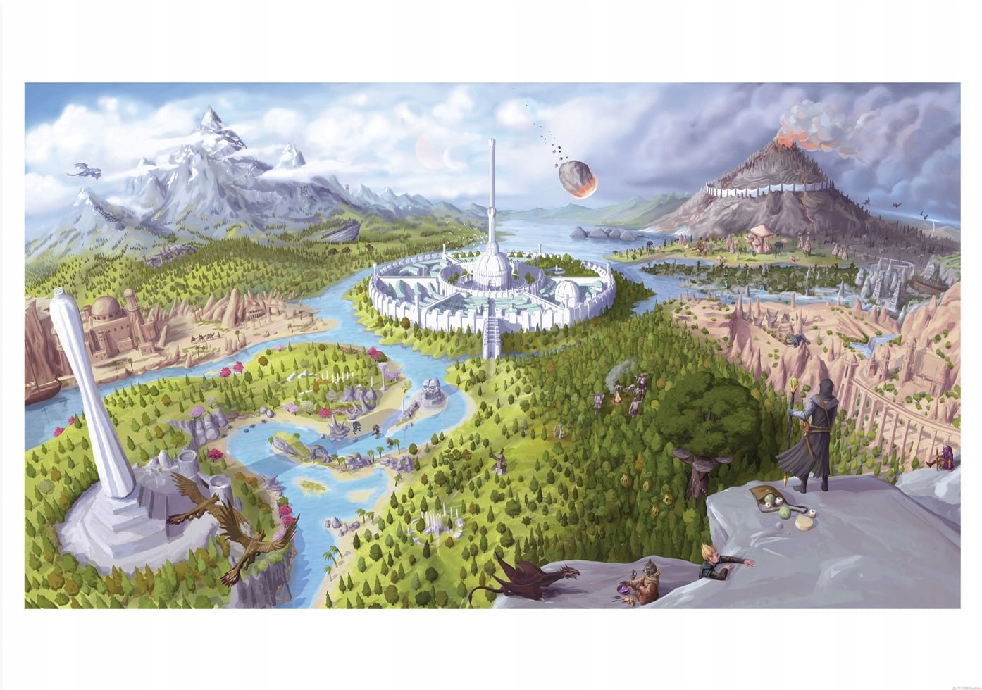 The Elder Scrolls Oblivion Imperial City Art Print Limitovaná edice