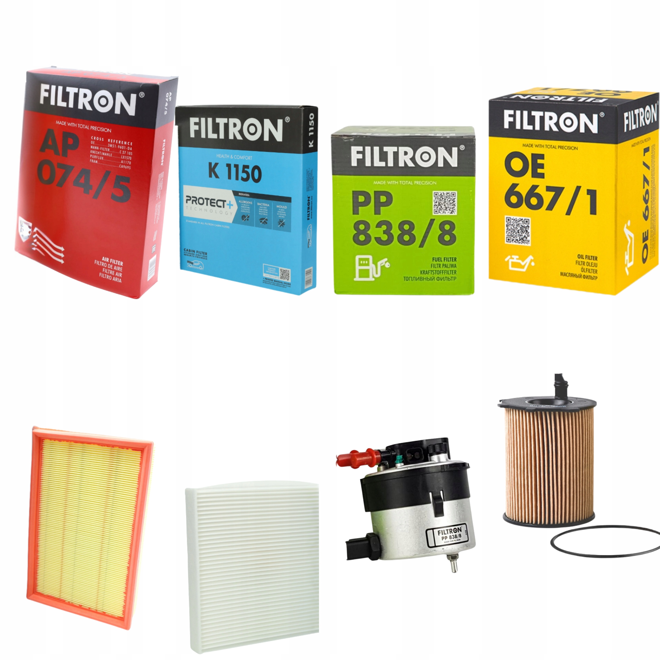 Sada Filtrů Filtron Focus II MK2 1.6 Tdci Volvo S40 II V50 1.6 D