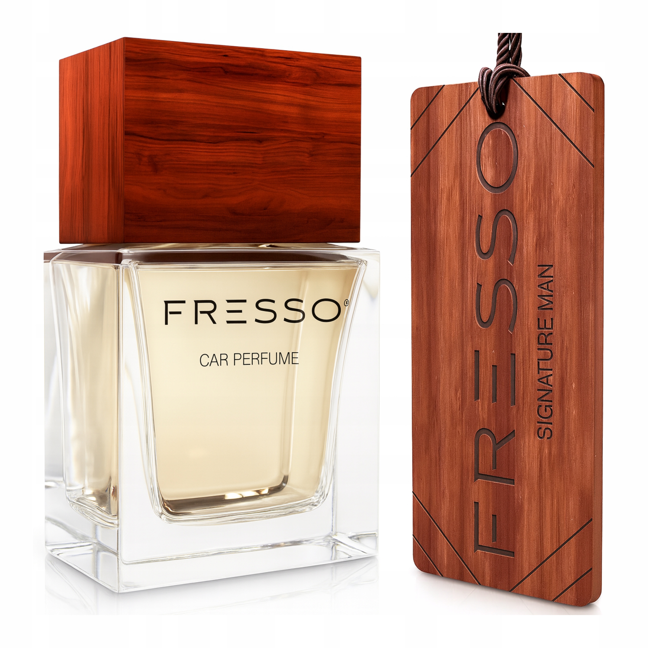 Fresso Signature Man 50ml męskie perfumy samochodowe zawieszka zapachowa