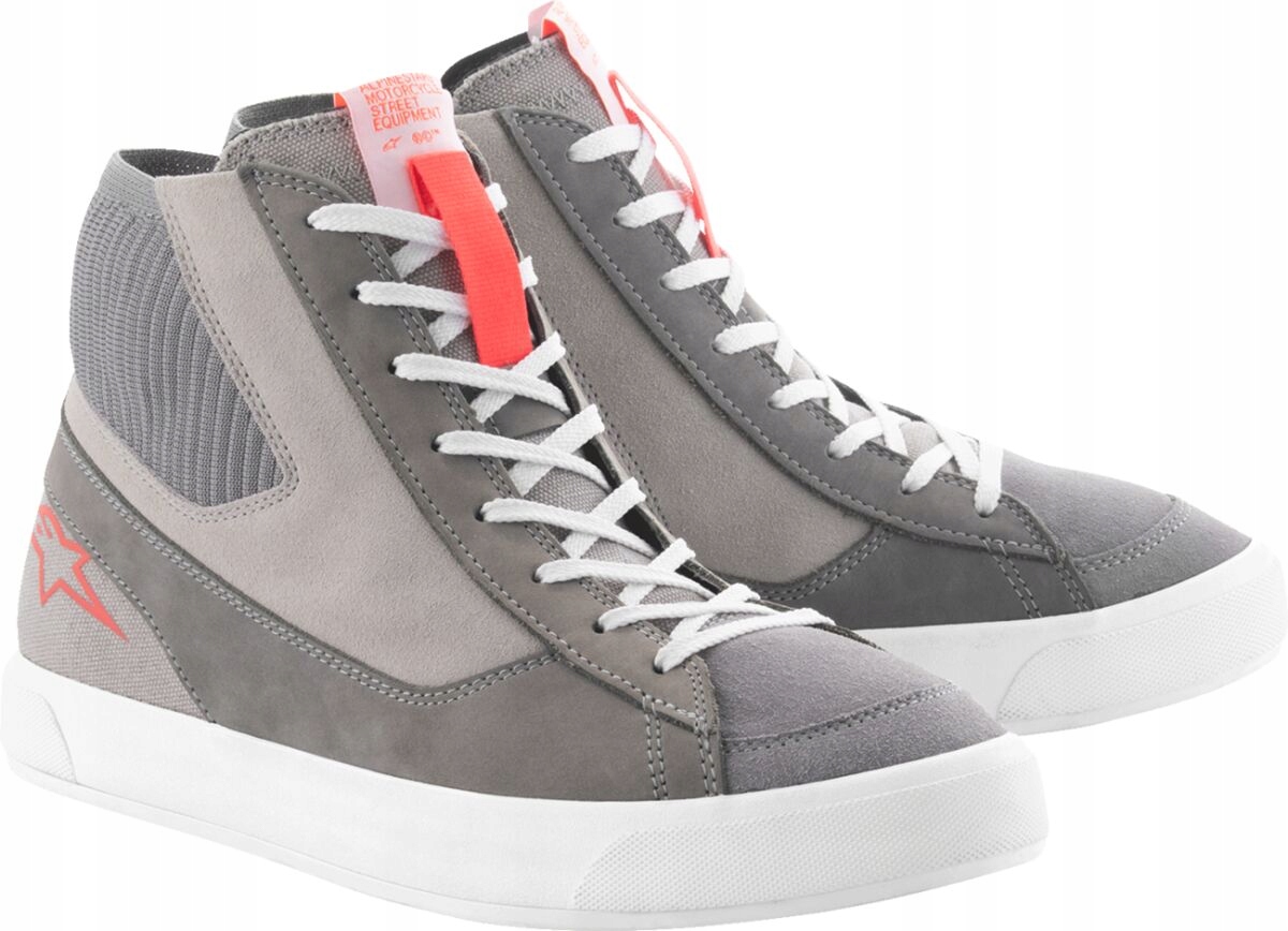 Motocyklové Topánky Alpinestars Stated Gray/red/white 40,5 (8)