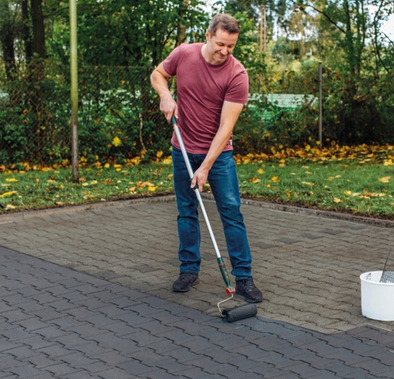 TRWAŁY IMPREGNAT BARWIĄCY DO KOSTKI BRUKOWEJ 8 KOLORÓW FARBA WYDAJNA Zastosowanie uniwersalne