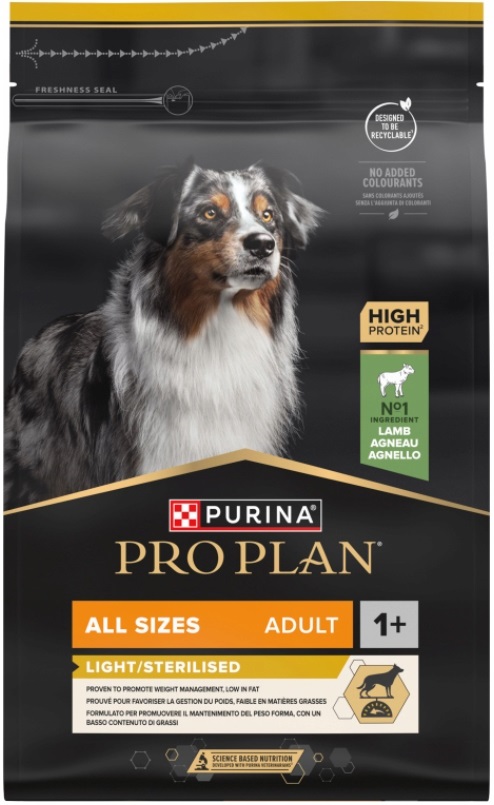 Purina Krmivo Pro Plan Dospělé Krmivo Všech Velikosti Sterilizované Jehněčí 3 kg