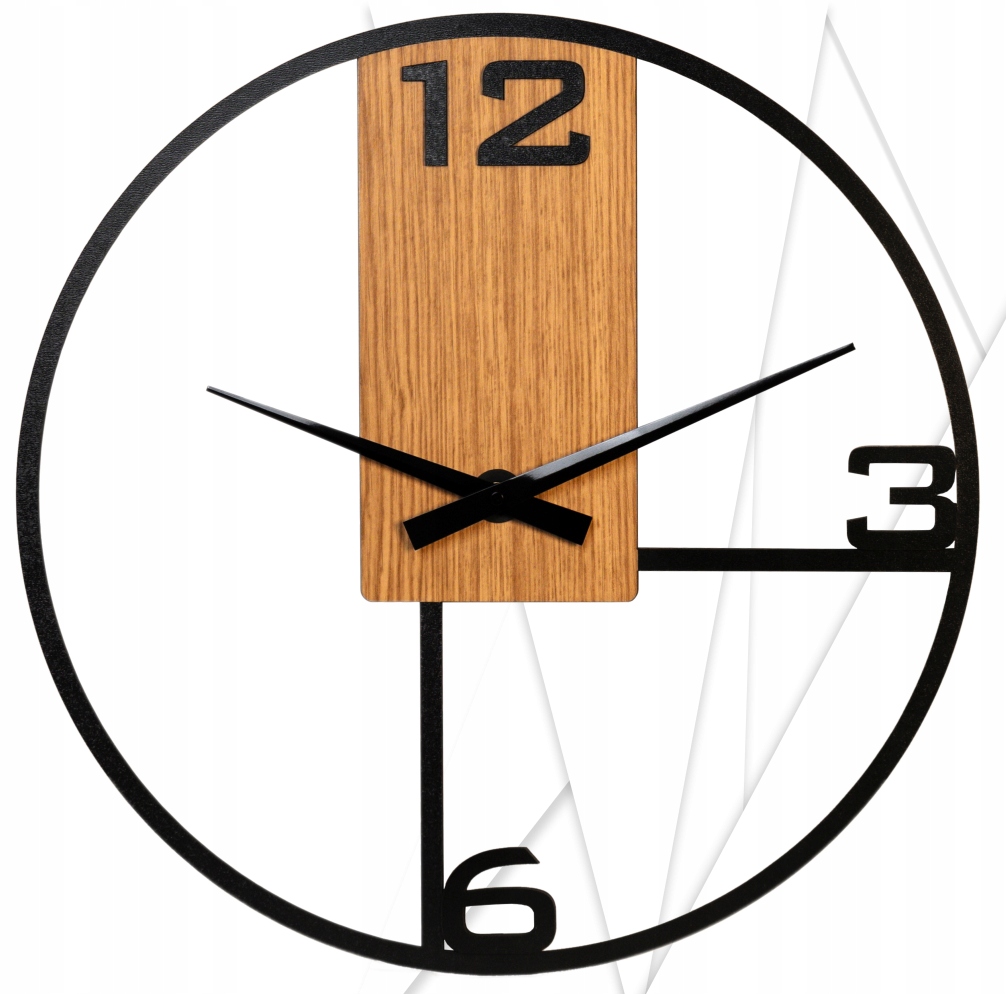 NOWOCZESNY ZEGAR ŚCIENNY AŻUROWY 50 cm DRAGON INTERIORS