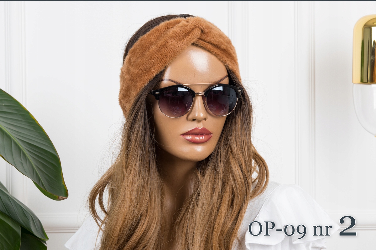 ALPAKA Piękna OPASKA damska CIEPŁA MODNE KOLORY Płeć kobieta