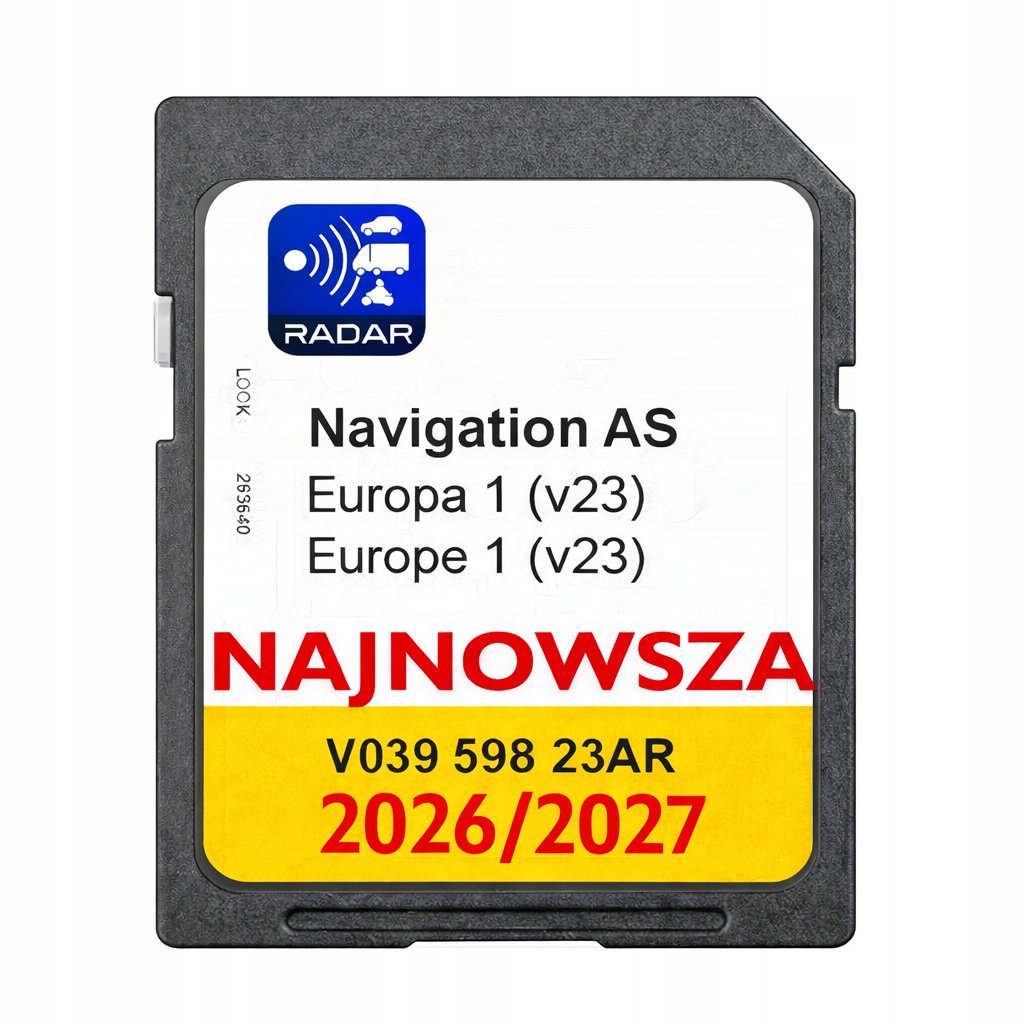 Mapa Gps Discovery Media MIB2 V23 2026 Caddy Tiguan Passat Polo Radary