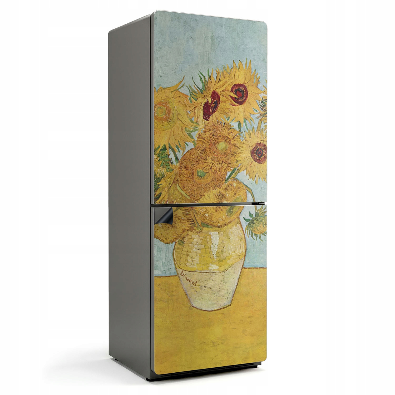 Magnetická predná podložka na chladničku s grafikou do kuchyne Slnečnice Van Gogh