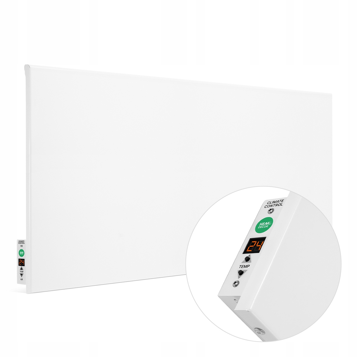 Grzejnik na podczerwień 1000W Hd-wave Steel HD-SWT1000 termostat