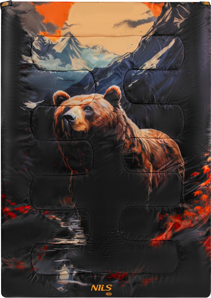 Turistický Spací Pytel 3V1, Dvoumístná Přikrývka Nils Camp, Rozměry 200 X 140 CM