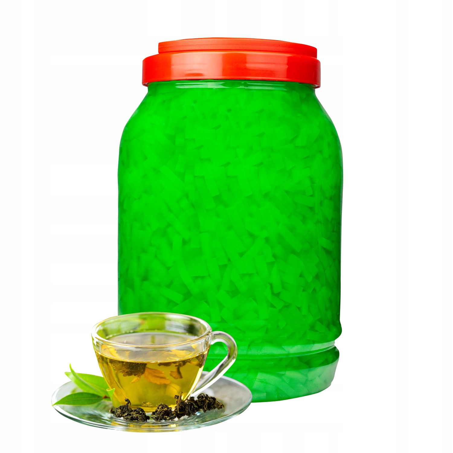Bubble Tea Żelki o smaku Zielona Herbata Nata De Coco Jelly Galaretki