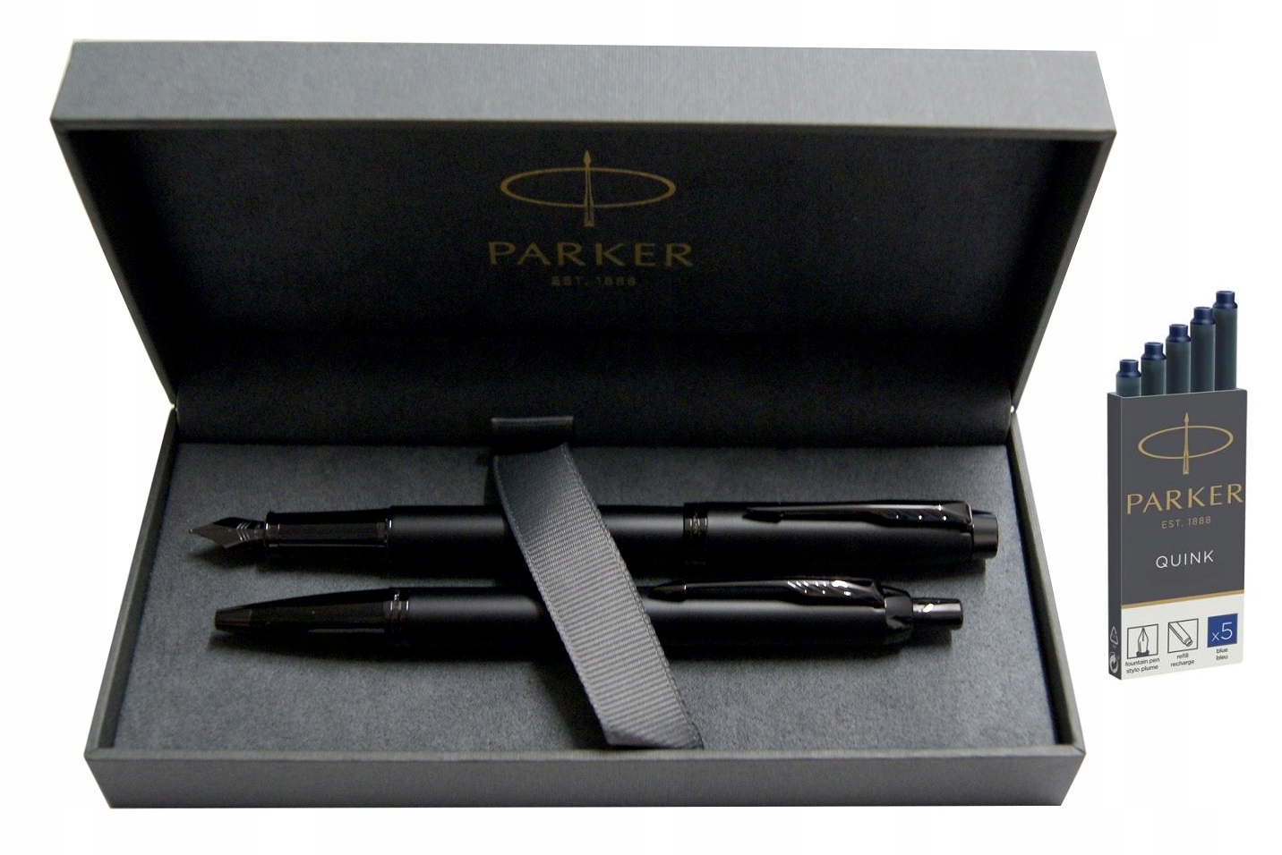

Parker Długopis Pióro IM Achromatic Naboje
